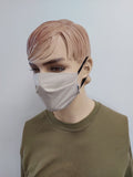 Reusable Cotton Face Mask with Detachable Activated Carbon Filter